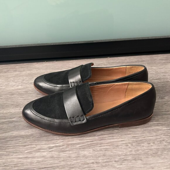 Madewell "The Alex Loafer in Leather" and Suede - Women's 6 - Picture 7 of 8